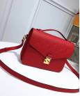 Сумка Louis Vuitton Pochette Metis Empreinte Red